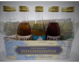 Saturnus Skärgårds Bio-snapsar 10 Miniflaschen
