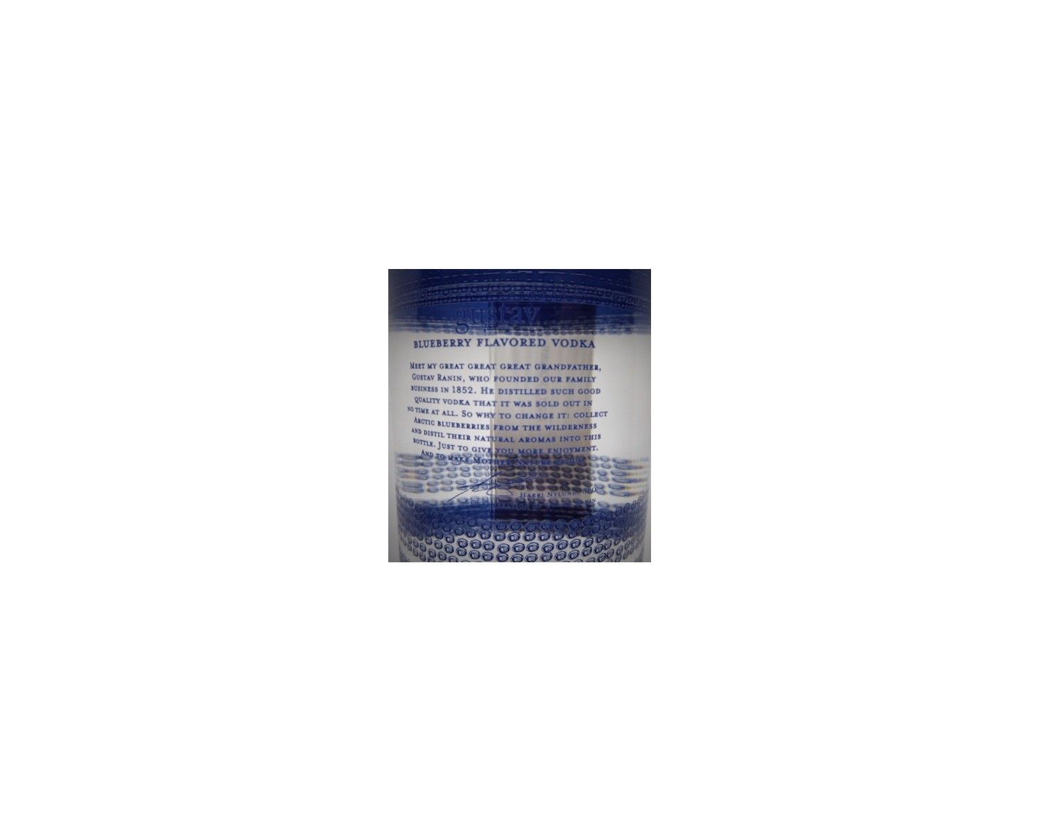Gustav Blueberry Vodka 40% vol. Blaubeer-Vodka, 700 ml