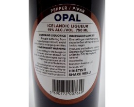 OPAL Pipar Lakritzlikör 19% vol., 750ml