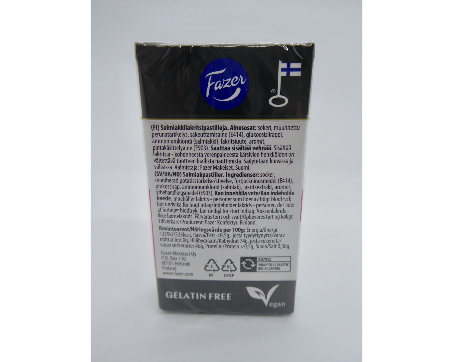 Fazer Salmiak Pastillen