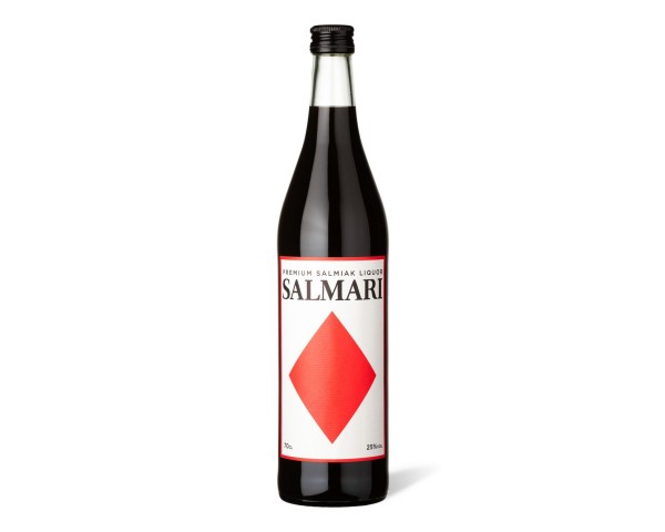 Salmari Salmiak-Lakritzlikör 25% vol 0,7 L.