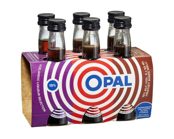 OPAL Icelandic Liqueur Selection, 19% vol. 6x50ml